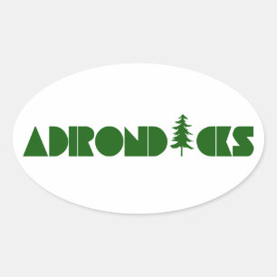 Adirondacks Ovale Sticker
