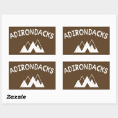 Adirondacks Rechthoekige Sticker (Vel)