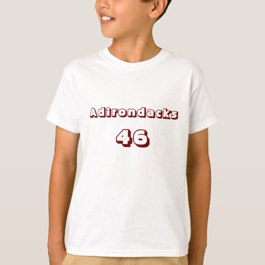 Adirondacks T-shirt 46 Kid's Ringer (Devant)