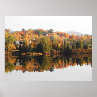 Adirondacks Upper Chub North Elba Poster