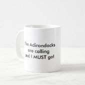 Adirondacks zijn Calling - Adirondack Mok (Voorkant links)