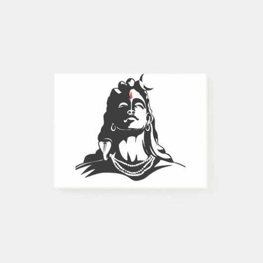 Adiyogi Mahadev Om Namah Shivaya Hindu Post-it® Notes (Voorkant)