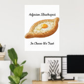 Adjarian Khachapuri Poster (Thuiskantoor)