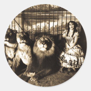 Adjie en de Lions 1899 Ronde Sticker