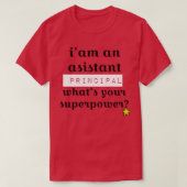 Adjoint principal devis classique TShirt (Design devant)