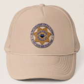 Adjunct-badge - Thin Blue Line Trucker Pet (Voorkant)