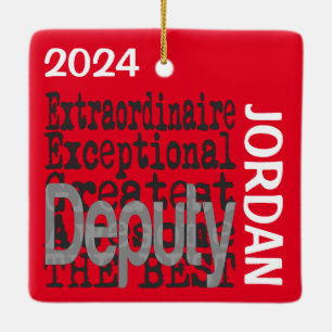 Adjunct-directeur-generaal CUSTOM Keramisch Ornament