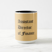"Adjunct-directeur van Financiën" Mok (Midden)