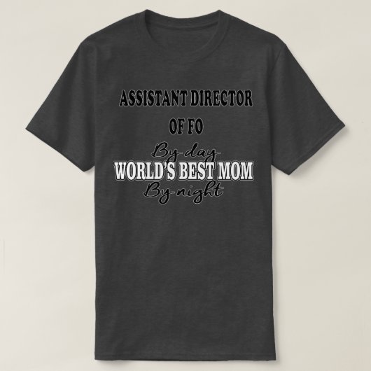 Adjunct-directeur van FO Gift T-shirt (Design voorkant)