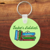 Adjunct-docent: "Stack of Books" Sleutelhanger (Voorkant)