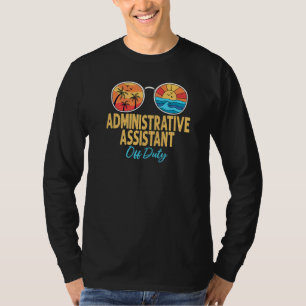 Adjunct-medewerker voor dienst Happy Last Day O T-shirt
