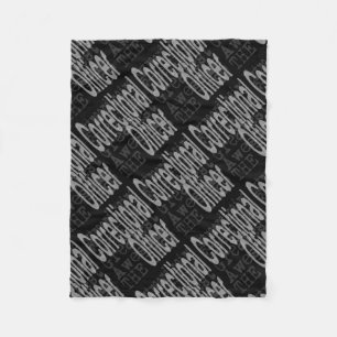 Adjunct-officier extraordinaire fleece deken