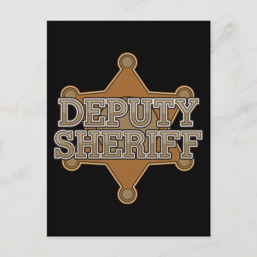 Adjunct-sheriff Briefkaart (Voorkant)