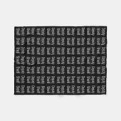 Adjunct-sheriff Extraordinaire Fleece Deken (Voorkant (Horizontaal))