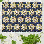 Adjunct-sheriff Gold Star Badge Theedoek (Gevouwen)