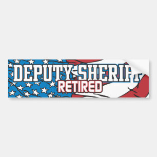 Adjunct-sheriff in ruste bumpersticker