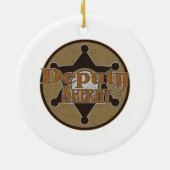 adjunct-sheriff keramisch ornament (Achterkant)