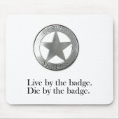 Adjunct-sheriff Mousepad Muismat (Voorkant)