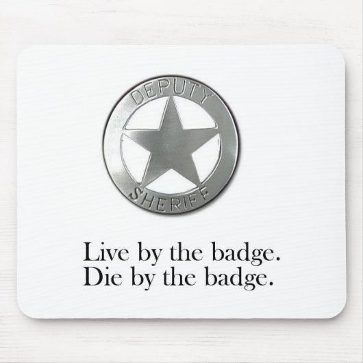 Adjunct-sheriff Mousepad Muismat (Voorkant)