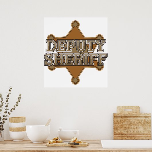 Adjunct-sheriff Poster (Keuken)