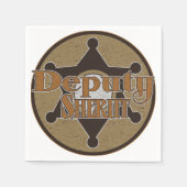  adjunct-sheriff servetten (Voorkant)