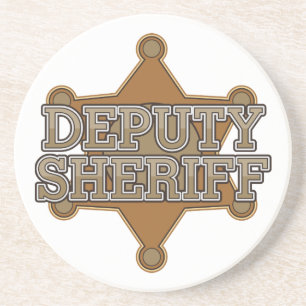 Adjunct-sheriff Zandsteen Onderzetter