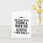 Adjusted her sail blac kaart (Gele Bloem)