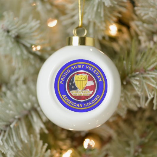 Adjutant-generaal kerst keramische bal ornament (Boom)