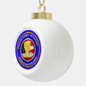 Adjutant-generaal kerst keramische bal ornament (Rechts)
