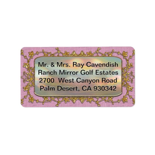 Adlamchelle Summer Elegant Etiket (Voorkant)