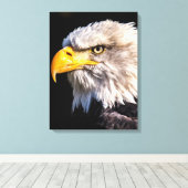 Adler Eagle Canvas Print (Insitu (Houten vloer))