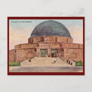 Adler Planetarium, Vintage van Chicago, 1933 Briefkaart