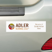 Adler School Bumpersticker 1 (Op auto)