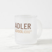 Adler School Frosted Glass Mok 1 (Voorkant rechts)