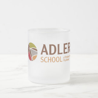 Adler School Frosted Glass Mok 1
