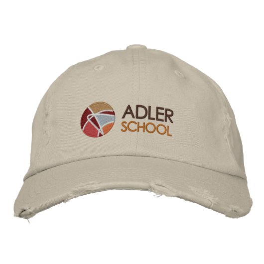 Adler School geborduurd Pet 3 (Voorkant)