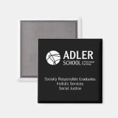 Adler School Magneet 8 (Voorkant / Achterkant)