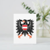 Adler Wappen Österreich eagle crest Austria Briefkaart (Staand voorkant)