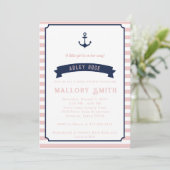 Adley baby shower uitnodiging (Staand voorkant)