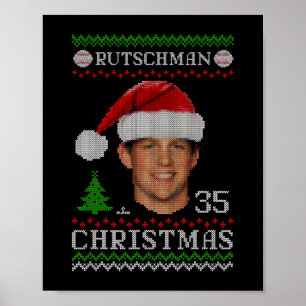 Adley Rutschman Baltimore Honkbal Kerstzweet Poster