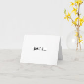 Admettez-le… Carte d'anniversaire (Fleur jaune)