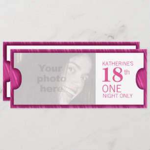 Admettre un VIP 18e anniversaire invitation