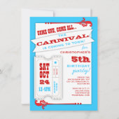 Admettre une invitation pour un carnaval (Devant)