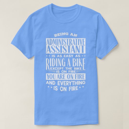 Admin Assistant Clerk T-shirt (Design voorkant)