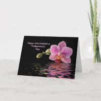 Admin Pro Day Roze Orchidee Reflectie