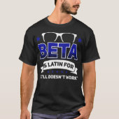 Admin Programmer Linu Binary Bèta Premium T-shirt (Voorkant)