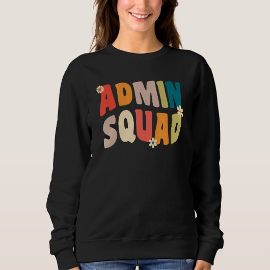 Admin Squad Administrative Assistant For School Se Trui (Voorkant)