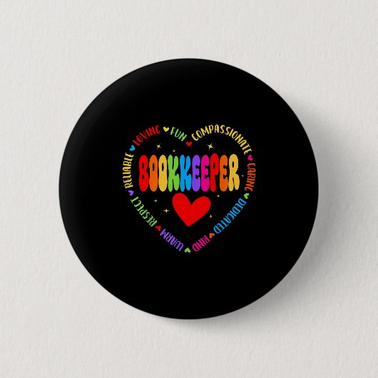 Admin squad school assistent-directeur school ronde button 5,7 cm (Voorkant)