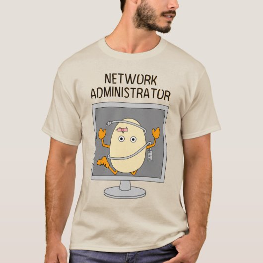 Administrateur réseau Egghead T-Shirt (Devant)