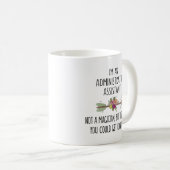 Administratieve assistent Coffee Mok Coffee Coffee (Voorkant rechts)
